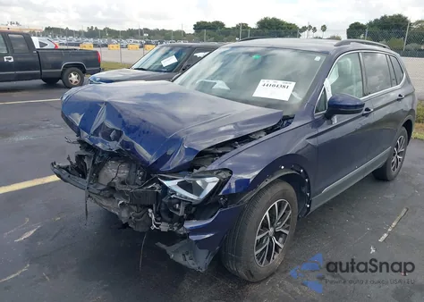 2021 Volkswagen Tiguan 2.0T Se/2.0T Se R-Line Black/2.0T Sel из США, поврежденный, VIN 3VV3B7AX7MM054055